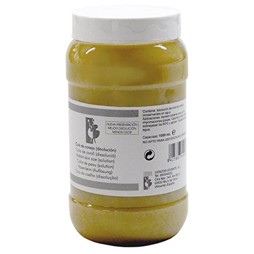 Lienzos Levante 0360324001 - Hasenleim im 1000 ml Behälter von Lienzos Levante