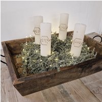 Adventskranzzahlen Holz | Zahlen Zum Advent Adventskranz Holzzahlen 1 - 4 von LieschensWerkstatt