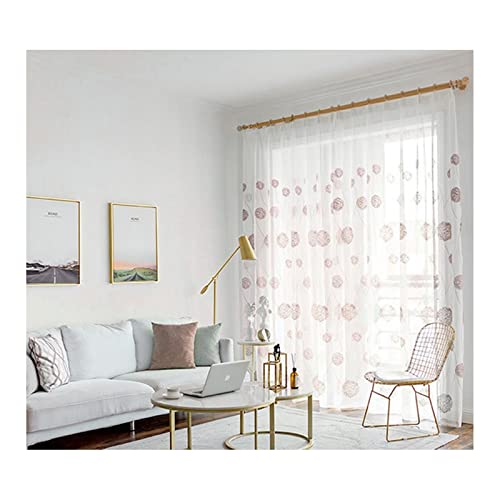 Lieson Vorhang Gardinen Halbtransparent 2er Set, Leinen Vorhänge Tüll Schlafzimmer Modern mit Haken Löwenzahn Gardinen Wohnzimmer Hellbraun 137x244CM Lieson Vorhang Gardinen Halbtransparent 2er Set, Leinen Vorhänge Tüll Schlafzimmer Modern mit Haken Löwenzahn Gardinen Wohnzimmer Hellbraun 137x244CM von Lieson