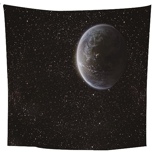 Lieson Wandtuch Galaxie und Erde, Deko Wandteppich Schwarz Blau Wandbehang Tapisserie für Wohnzimmer Schlafzimmer Wohnheim Wanddeko, 350x256CM Lieson Wandtuch Galaxie und Erde, Deko Wandteppich Schwarz Blau Wandbehang Tapisserie für Wohnzimmer Schlafzimmer Wohnheim Wanddeko, 350x256CM von Lieson