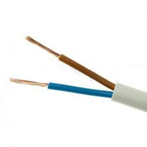 Schlauchleitung 25m flexibles Kabel 2 x 0,5 mm² PVC-Leitung H03VV-F weiß Schlauchleitung 25m flexibles Kabel 2 x 0,5 mm² PVC-Leitung H03VV-F weiß von Lietkabelis
