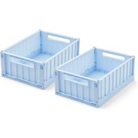 Aufbewahrungskiste Set Weston Storage Box S pure sky von Liewood