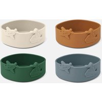 Liewood Emily Bowl 4-Pack - Blue Fog Multi Mix von Liewood