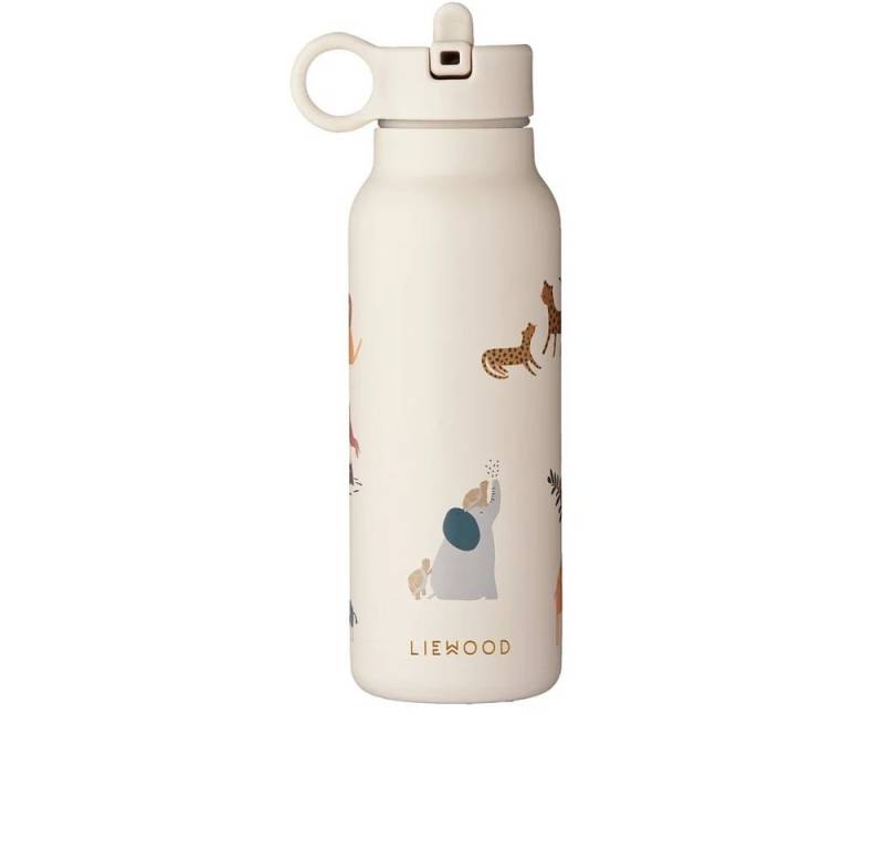 Liewood Isolierflasche Liewood Kinder Wasserflasche, Trinkflasche Falk 350 ml - Recycelter, Edelstahl, Isoliert, Auslaufsicher, Farbe: Alle zusammen / Sandfarben von Liewood