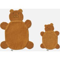Liewood Janai Cuddle Cloth 2-Pack - Mr Bear/Golden Caramel von Liewood