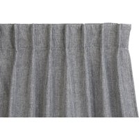 LIFA LIVING Vorhang - 150 x 260 cm - Haken - Silbergrau von Lifa Living