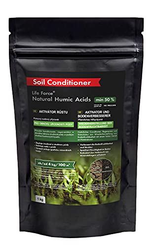 HUMINSÄUREN: Natürlicher Bodenverbesserer für maximale Fruchtbarkeit - 1 kg. von Life Force