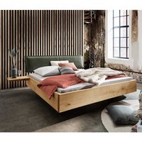 Hochwertiges Single Bett 140x200 cm mit Nachtkonsolen (dreiteilig) von Life Meubles