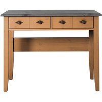 Konsolentisch oder Schreibtisch in Grau und Kiefer Laugenfarben Landhausstil von Life Meubles