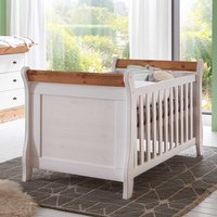 Landhausstil Babybett in Weiß Kiefer massiv umbaubar von Life Meubles