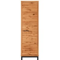 Massivholzschrank in Kernbuchefarben 200 cm hoch - 60 cm breit von Life Meubles