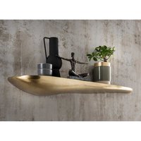 Wandboard Steinform in Goldbronze Aluminium von Life Meubles