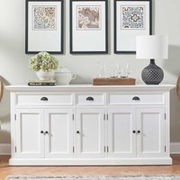 Weißes Sideboard teilmassiv 180 cm breit von Life Meubles