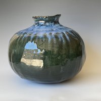 Großer Handgefertigter Keramikgranatapfel, Cvjn5Clr25 von LifeAndClay