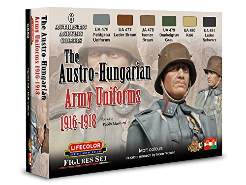 LifeColor Set CS59 The Austro-Hungarian Army Uniforms 1916-1918 von LifeColor-Italy