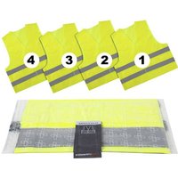 LifeHammer 10474 SAFETY VEST ULTRA Warnweste Erwachsene EN 20471 ISO 20471 4St. von LifeHammer