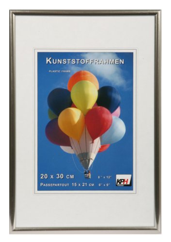 *** New Lifestyle Kunststoff Bilderrahmen ***: Farbe: Silber | Format: 21x29,7 (DIN A4) von LifeStyled