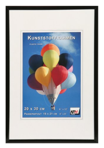 ** New Lifestyle Kunststoff Bilderrahmen Sondergrößen **: Farbe: Schwarz | Format: 18x24 von LifeStyled