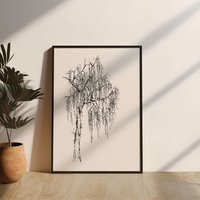 Poster Wallart For Bedroom/Living Room "Trauerweide" Life-Tree Artist Drawing Tree Motif Tree Of Life Decor Poster Wallart For Bedroom/Living Room "Trauerweide" Life-Tree Artist Drawing Tree Motif Tree Of Life Decor von LifeTreeDE
