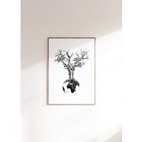 Poster Wallart For Bedroom/Living Room "Weltenbaum" Life-Tree Artist Drawing Tree Motif Tree Of Life Decor Poster Wallart For Bedroom/Living Room "Weltenbaum" Life-Tree Artist Drawing Tree Motif Tree Of Life Decor von LifeTreeDE
