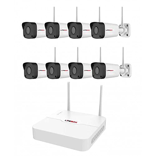 Lifebox LBXWIFIKIT8 Lifebox-LBXWIFIKIT8-Überwachungsset-Videoüberwachung WiFi 8 Kameras, Festplatte 2 TB, Keine Lifebox LBXWIFIKIT8 Lifebox-LBXWIFIKIT8-Überwachungsset-Videoüberwachung WiFi 8 Kameras, Festplatte 2 TB, Keine von Lifebox