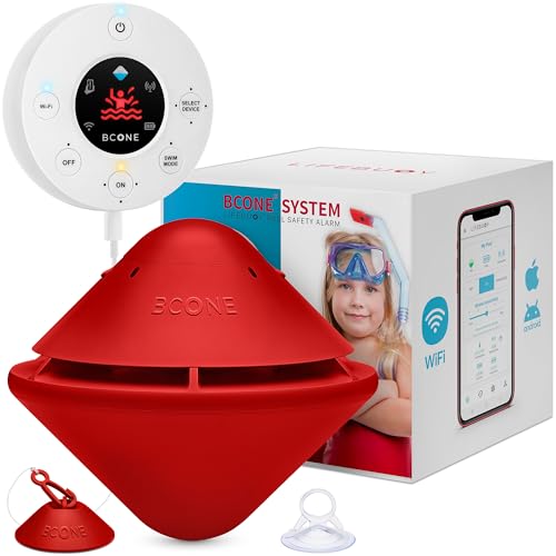 Lifebuoy 2.0 BCone Schwimmbad-Sicherheitsalarmsystem. Lauter Alarm sowohl für den Pool als auch für das Haus. von Lifebuoy