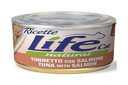 Life Katze Natürliche Thunfisch Lachs und Karotten, Rezepte 150g von Life