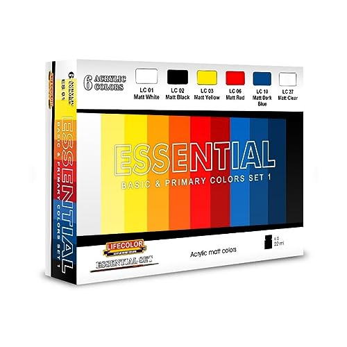 LifeColor Essential Basic & Primary Colors Set 1 von Lifecolor