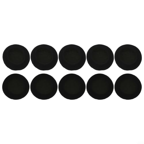 10 Stück Mikrofon-Schaumstoff-Windschutz für Headset und Gaming-Mikrofone, weiche Schaumstoff-Konstruktion zum Schutz des Mikrofons vor Windstörungen und Umgebungsgeräuschen (65 mm) von LifenaviStore