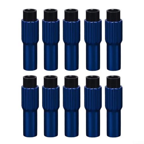 10 x Fahrrad-Einstellschrauben aus Aluminiumlegierung für effizienten Gangwechsel (blau) von LifenaviStore