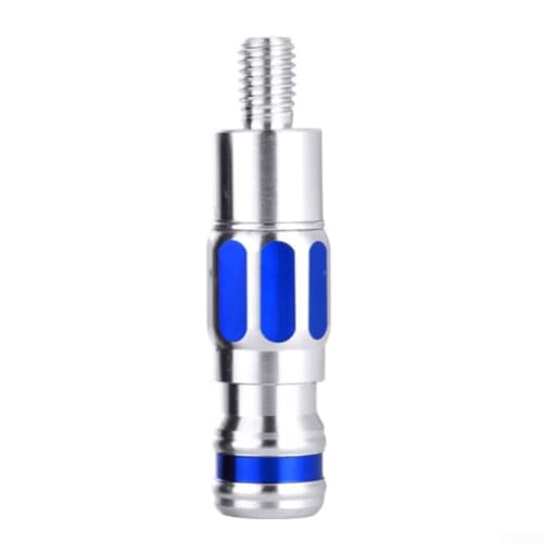 Angelausrüstungs-Anschlusskopf mit 8 mm Schnellverschluss-Schrauben, Verriegelung, Anti-Drehung und Anti-Trennstopper, eloxierte Legierung, tragbar und leicht (blau) von LifenaviStore