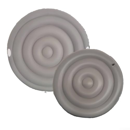Aufblasbare runde Poolabdeckung mit UV-beständigem PVC und energiesparender Isolierung, um den Pool vor Schmutz, Kondensation zu schützen und den Heizenergieverbrauch zu reduzieren (145 cm ohne Höhe) von LifenaviStore
