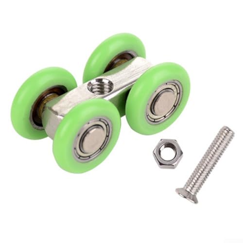 Einfach zu installierende Glasschiebetürrolle, perfekte Ergänzung für Ihre Heim-Hardware-Kollektion (1 Stück) von LifenaviStore