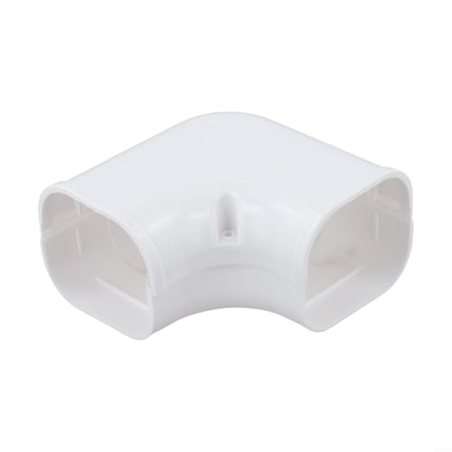 Elegante PVC Line Abdeckung für Klimaanlage praktisch und Design (90° flacher Winkel) von LifenaviStore