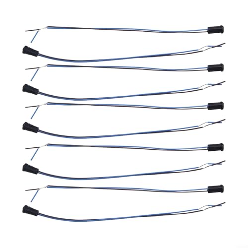 Komplettes G4-Lampensockel-Set für 12-V-Niederspannungsanwendungen, 10 Halterungen mit vormontiertem Kabel von LifenaviStore