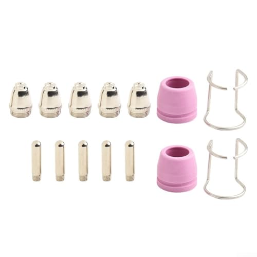 Komplettes Plasmaschneider-Taschenlampen-Set für AG60, 14 Stück, Düse, Elektrode und Spitzen für überlegenes Schneiden mit, Komplettes Plasmaschneider-Taschenlampen-Set für AG60, 14 Stück, Düse, Elektrode und Spitzen für überlegenes Schneiden mit, von LifenaviStore