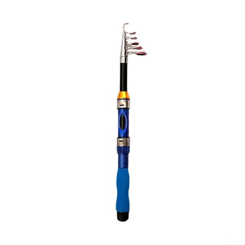 Leichtes Angelzubehör mit Teleskoprute und Rolle, perfekt für Outdoor-Abenteuer (1,7 m blau) von LifenaviStore