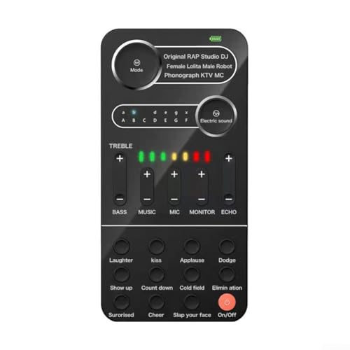 Leichtes tragbares Soundkarten-Set mit 9 Soundeffekten für einfache Integration mit Handys und PCs (Soundkarte) von LifenaviStore