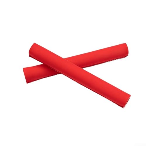Paddle Grips Covers 2Pcs Soft Anti Skid Sleeves Suitable for Kajaks and Canus, Comfortable Handling (Red) von LifenaviStore