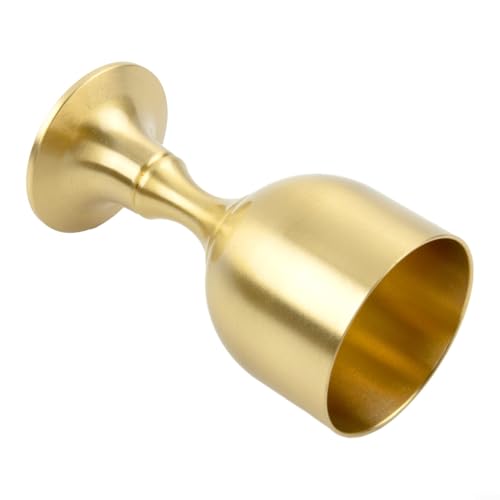 Raffinierte Messing-Weingläser, perfekte Größe zum Servieren kleiner Getränke auf Partys oder Veranstaltungen (L) von LifenaviStore