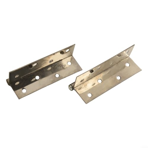 Schlankes Design, zweiteiliges, selbstschließendes Türscharnier-Set aus Edelstahl (10,2 cm) von LifenaviStore