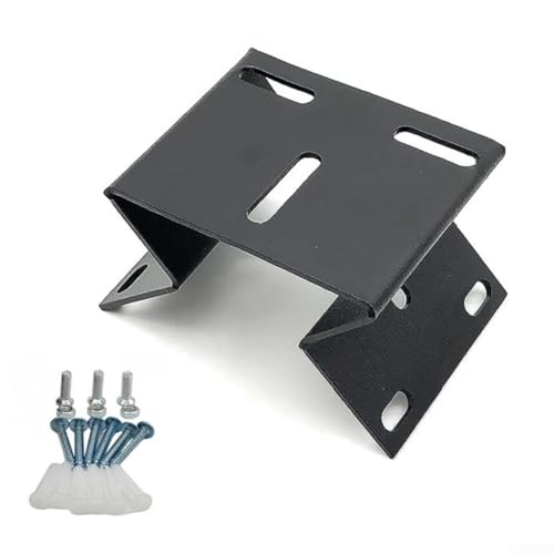 Stabile Wand-Eckhalterung für CCTV-Kameras, 90 Grad rechtwinklig für optimale Überwachung (schwarz) von LifenaviStore