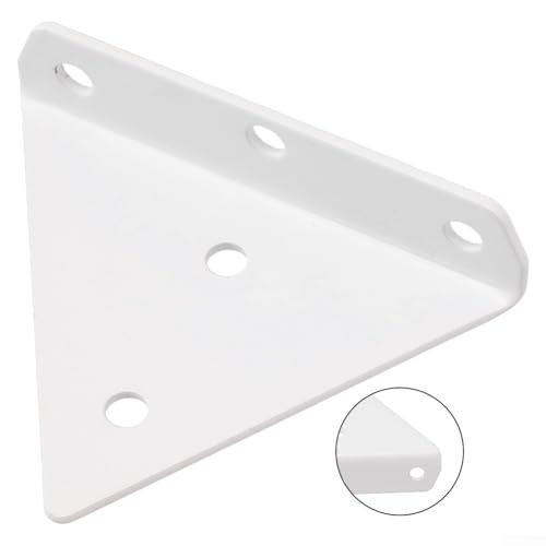 Stabile dreieckige Regalträger für unsichtbare Wandmontage für verschiedene Anwendungen (Weiß, 85 mm) von LifenaviStore