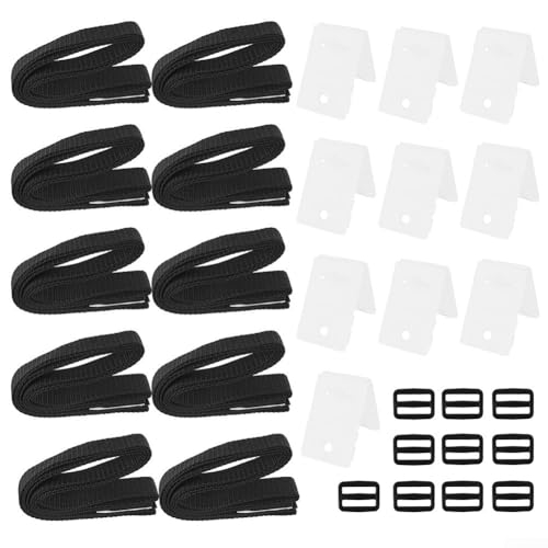 Umfassendes Befestigungsgurt-Set für Poolabdeckung zur einfachen Befestigung von Solarabdeckungen an Pool-Rollen (10 Stück) von LifenaviStore
