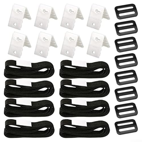 Umfassendes Befestigungsgurt-Set für Poolabdeckung zur einfachen Befestigung von Solarabdeckungen an Pool-Rollen (8 Stück) von LifenaviStore