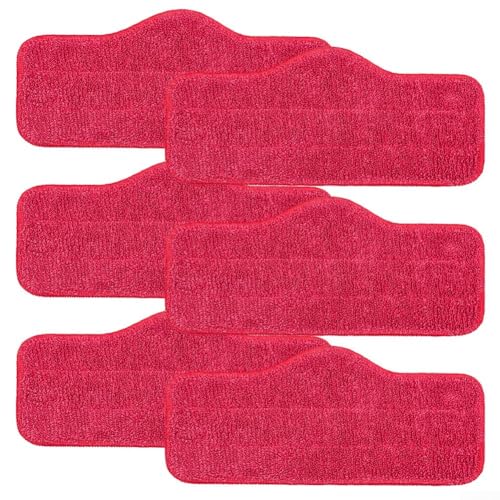 Wiederverwendbare Mikrofaser-Pads für Dampfreiniger, perfekt für Hartholz-, Fliesen- und Marmorböden, 6 Stück Wiederverwendbare Mikrofaser-Pads für Dampfreiniger, perfekt für Hartholz-, Fliesen- und Marmorböden, 6 Stück von LifenaviStore