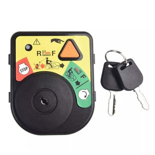 Zündmodulschalter kompatibel mit LT1042 LT1045 92506119C 72504227 Zwei Schlüssel 7 Terminal Unterstützung für Rasengeräte und Aufsitzmäher von LifenaviStore