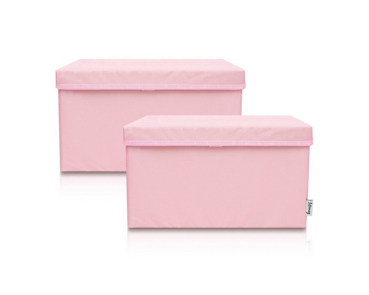 Lifeney Faltbox Aufbewahrungsbox, Rosa, groß, 2er Set Lifeney Faltbox Aufbewahrungsbox, Rosa, groß, 2er Set von Lifeney