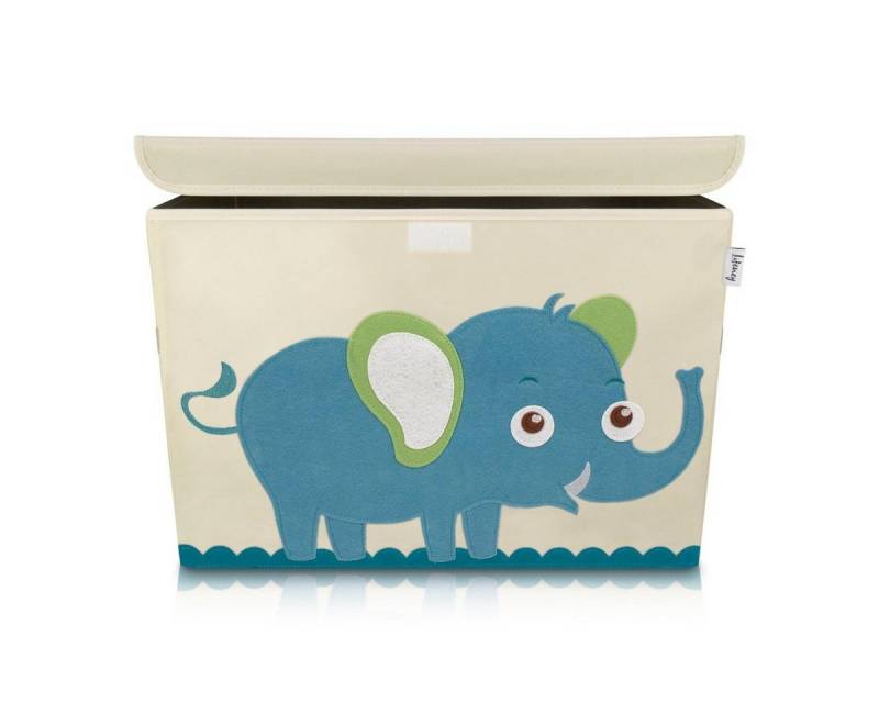 Lifeney Faltbox Aufbewahrungsbox mit Deckel Elefant, groß von Lifeney