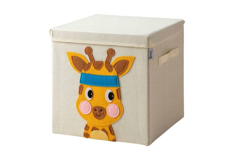 Lifeney Faltbox Aufbewahrungsbox mit Deckel Giraffe von Lifeney